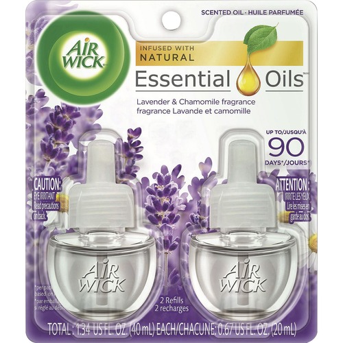 SCENTED OIL REFILL, LAVENDER AND CHAMO MILE, 0.67 OZ, PURPLE, 2/PACK