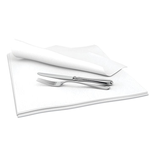 SELECT DINNER NAPKINS, 1-PLY, 15" X 15", WHITE, 1000/CARTON