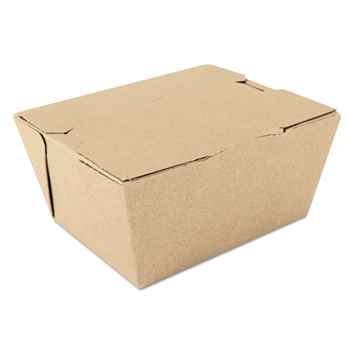 CHAMPPAK CARRYOUT BOXES, #1, KRAFT, 4.38 X 3.5 X 2.5, 450/CARTON