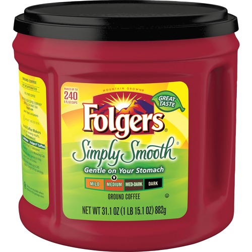 Coffee, Simply Smooth, 31.1 Oz Canister