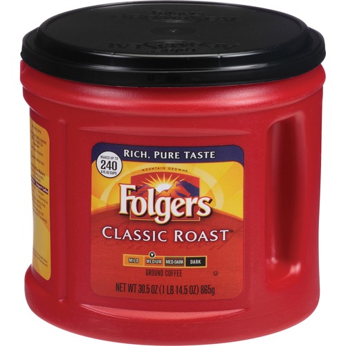 Folgers  Coffee, Classic Roast, 30.5 oz, Red