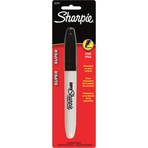 Newell Brands  Permanent Marker,Fine Tip,Fade Proof,Black