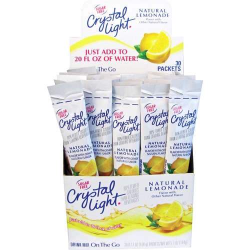Kraft Foods  On-The-Go Mix Sticks, Sugar Free, .17oz, 30/BX, Lemonade