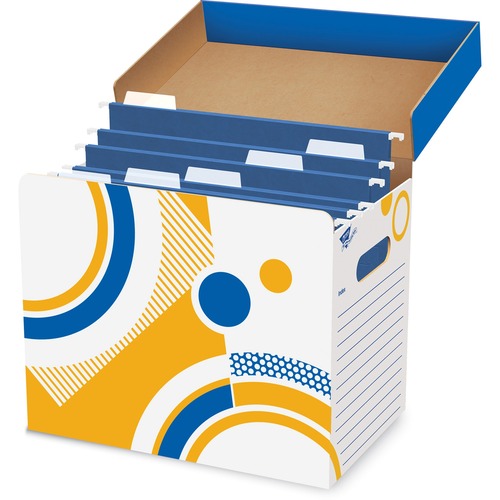 Trend Enterprises  Folder/File Storage Box, Letter Sizes, 12-1/4"x8"x10-1/4"