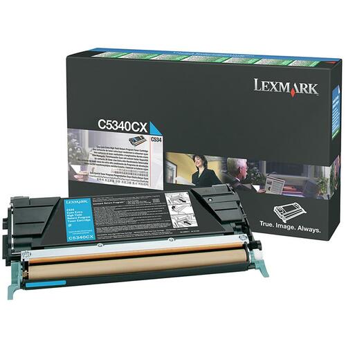 Lexmark C5340CX Cyan OEM High Yield Laser Toner Cartridge