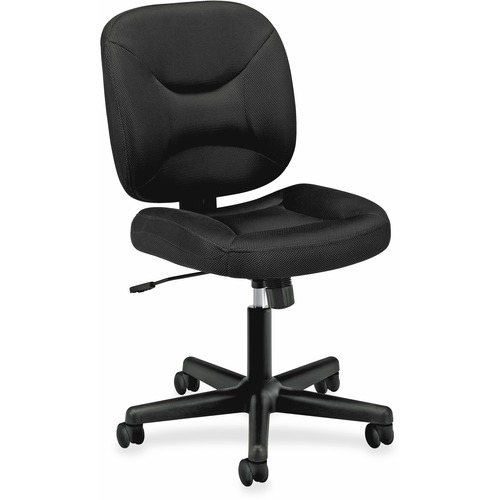 VL210 LOW-BACK TASK CHAIR, SUPPORTS UP TO 250 LBS., BLACK SEAT/BLACK BACK, BLACK BASE