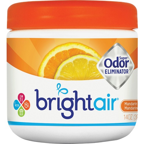 Bright Air  Super Odor Eliminator, 14 oz., Mandarin Orange/Fresh Lemon
