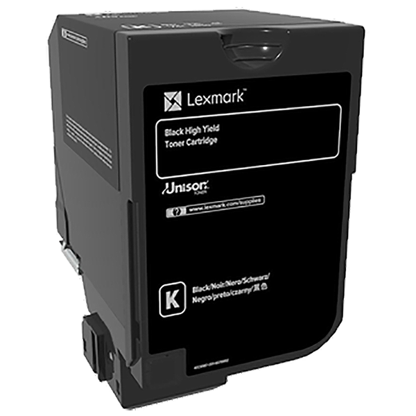 Lexmark 74C0H10 Black OEM High Yield Toner Cartridge