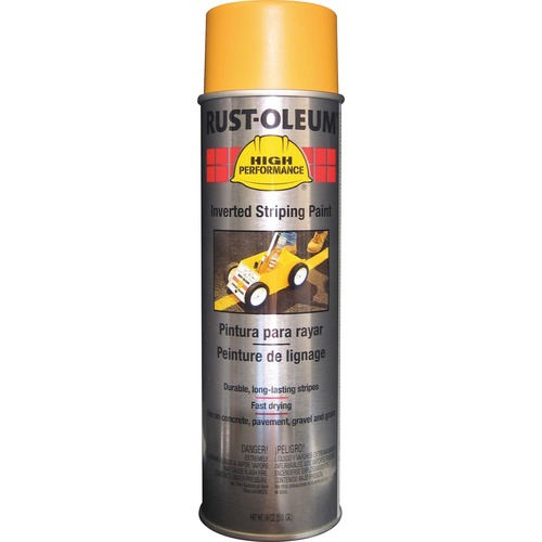 Rust-Oleum  Striping Paint, 2300 System, Inverted 18 oz, Yellow