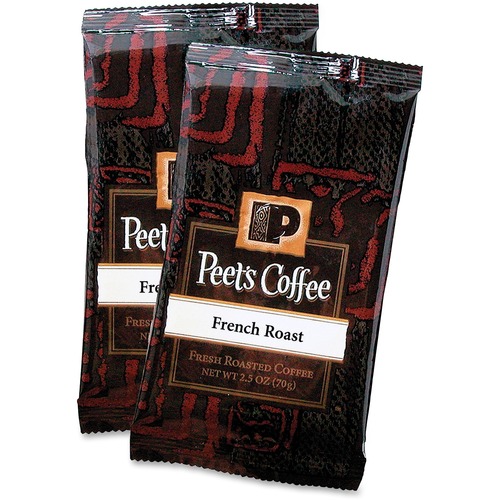 Coffee Portion Packs, French Roast, 2.5 Oz Frack Pack, 18/box