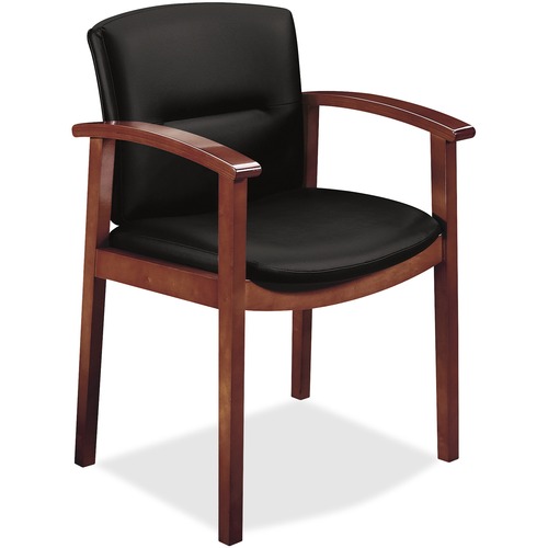 CHAIR,GUEST,W/ARMS,BK/CO