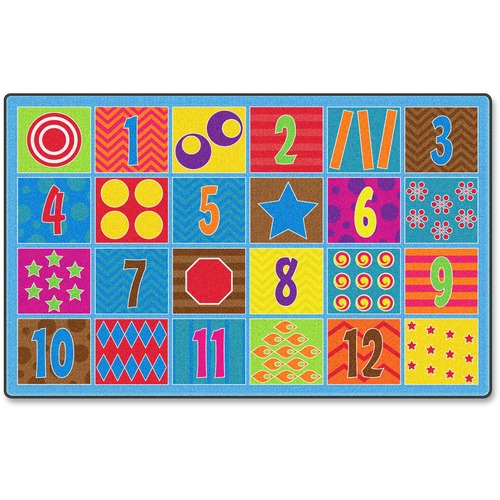 RUG,COUNTING FUN,7'6"X12'