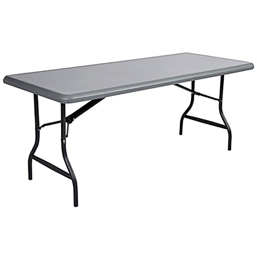 INDESTRUCTABLES TOO 1200 SERIES FOLDING TABLE, 96W X 30D X 29H, CHARCOAL