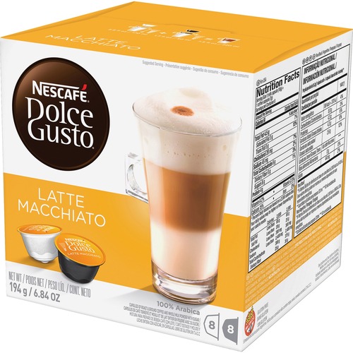 Nestle USA  Coffee, Espresso, Latte Macchiato, Single-Serve, 16/BX, NA