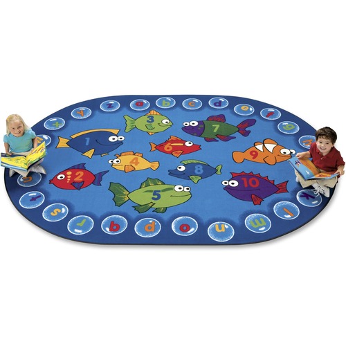 RUG,FISHING,3'10''X5'5'',OV