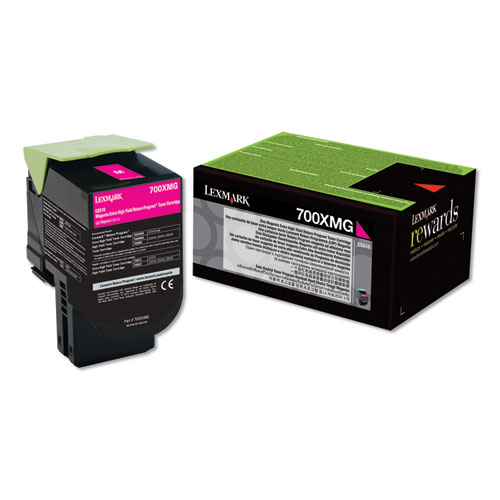 Lexmark 70C0XMG (TAA Compliant Version 70C1XM0) Black OEM Toner Cartridge