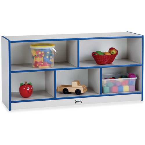 Jonti-Craft, Inc.  Mobile Storage Unit, Low, 29-1/2"x48"x15", Blue