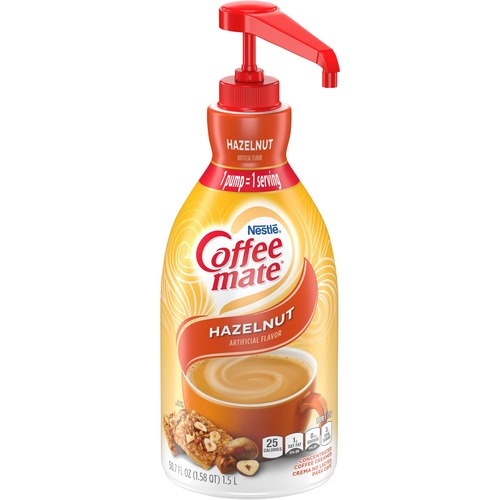 Liquid Coffee Creamer, Hazelnut, 1500ml Pump Bottle