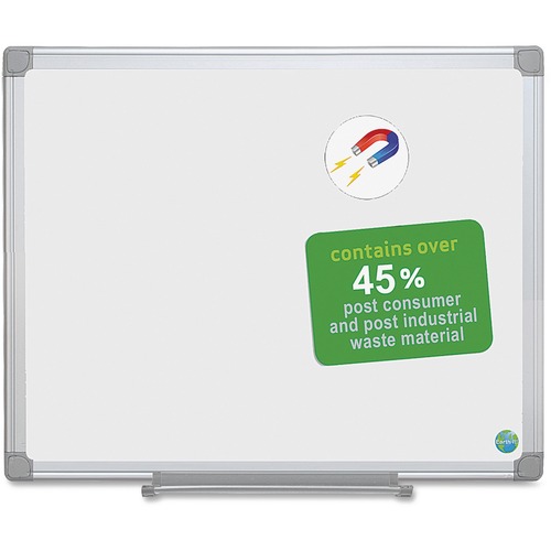 Earth Gold Ultra Magnetic Dry Erase Boards, 24 X 36, White, Aluminum Frame