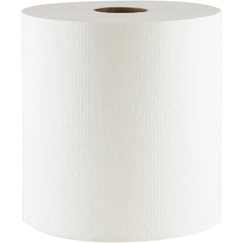 MORSOFT UNIVERSAL ROLL TOWELS, 8" X 800 FT, WHITE, 6 ROLLS/CARTON