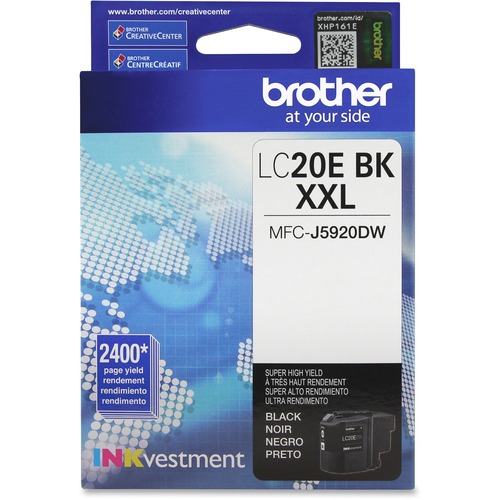 LC20EBK INKVESTMENT SUPER HIGH-YIELD INK, 2400 PAGE-YIELD, BLACK