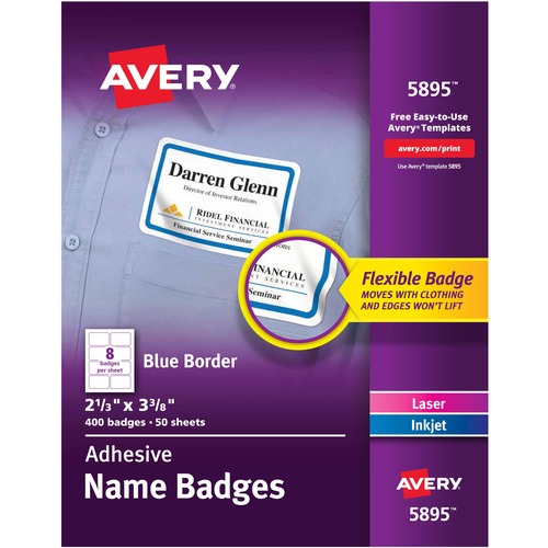 BADGE,ADHESIVE,BE BRDR,400