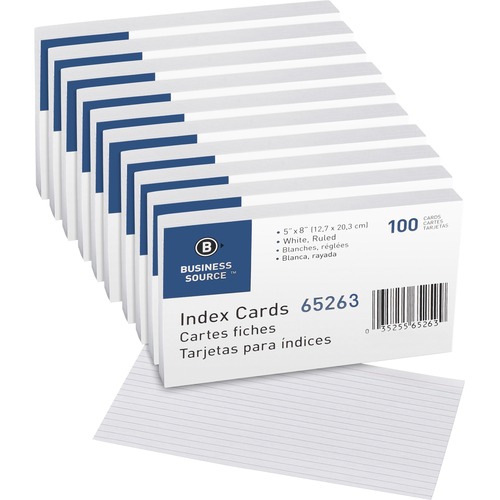 CARD,INDEX,RULED,5X8,WE