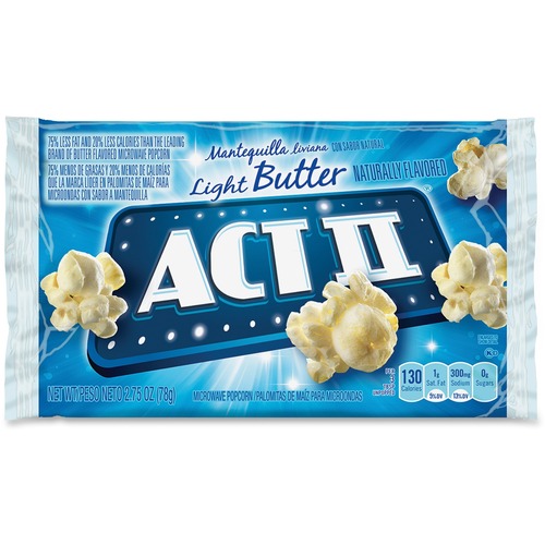 ConAgra Foods  Microwave Popcorn,Act II,2.75 oz. Pack,36/CT,Light Butter