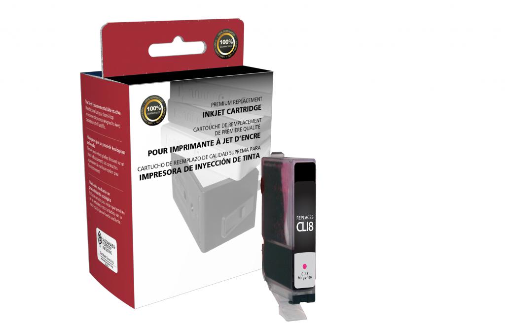 CIG Remanufactured Magenta Ink Tank (Alternative for Canon 0622B002 CLI-8M) (498 Yield)