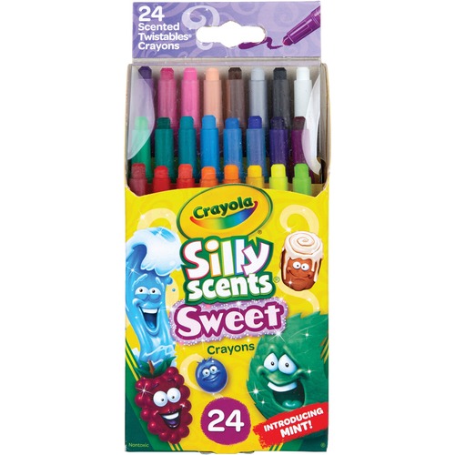 CRAYONS,SCENTED,24CT