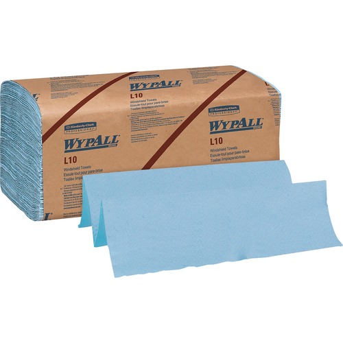 L10 Windshield Towels, 1-Ply, 9 1/10 X 10 1/4, 1-Ply, 224/pack, 10 Packs/carton