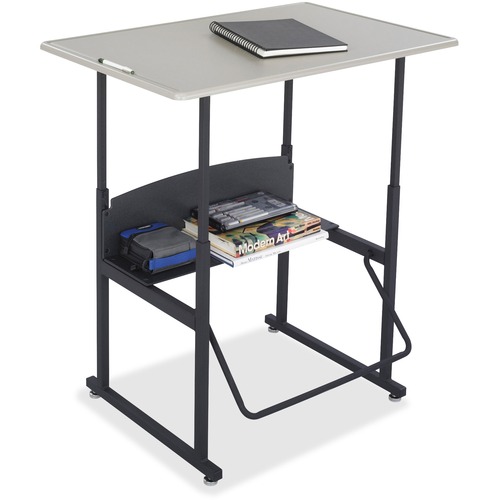 Safco  Alphabetter Adj Stand-Up Desk, 36"x24"x42", Black