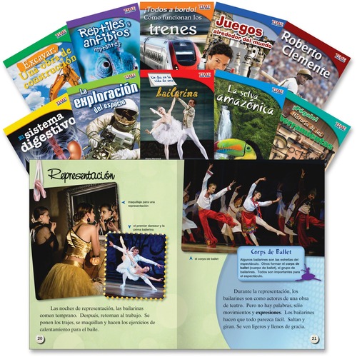 Shell Education Teacher Created Materials  Informational Text Set 2, Spanish, Grade 3, 10 BK/ST