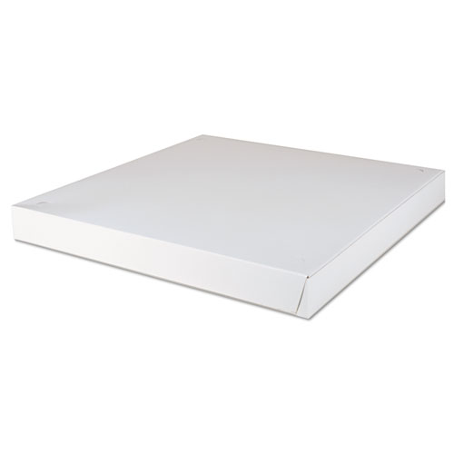 PAPERBOARD PIZZA BOXES,18 X 18 X 1.88, WHITE, 50/CARTON