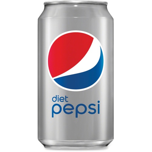 Pepsico  Diet Pepsi Drink, 12oz. Can, 12/PK, Silver/Blue