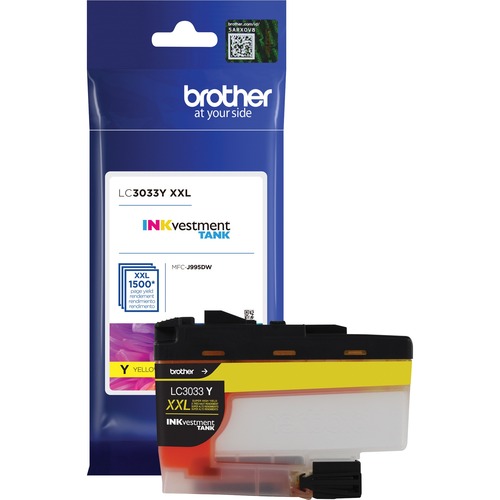 LC3033Y INKVESTMENT SUPER HIGH-YIELD INK, 1500 PAGE-YIELD, YELLOW