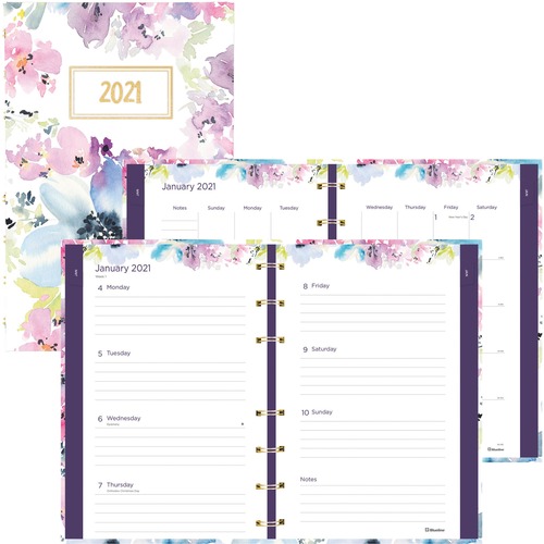 PLANNER,FLOWR,WK/MTH,8"X5"