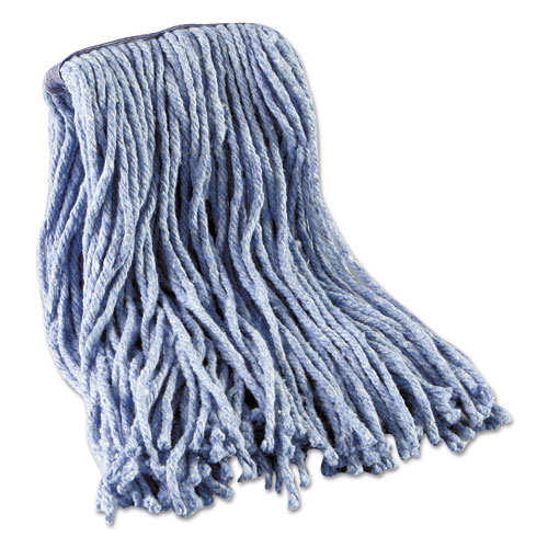 Mop Head, Standard Head, Cotton/synthetic Fiber, Cut-End, #16., Blue