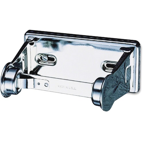 San Jamar  Dispenser, f/TP, Locking, 6"x4-1/2"x2-3/4", 20/CT, Chrome