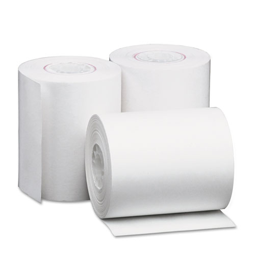 DIRECT THERMAL PRINTING PAPER ROLLS, 2.25" X 80 FT, WHITE, 50/CARTON