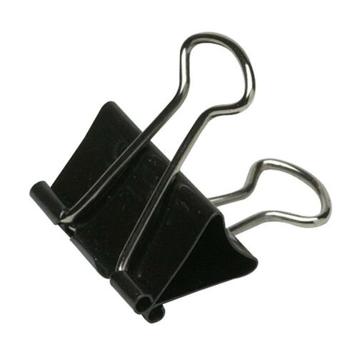 NSN2855995 SKILCRAFT BINDER CLIP, LARGE, BLACK/SILVER, DOZEN