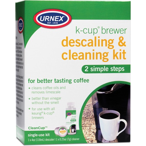 Weiman Products  Descaling/Cleaning Kit, f/ K-Cup Brewer, 4oz Descaler