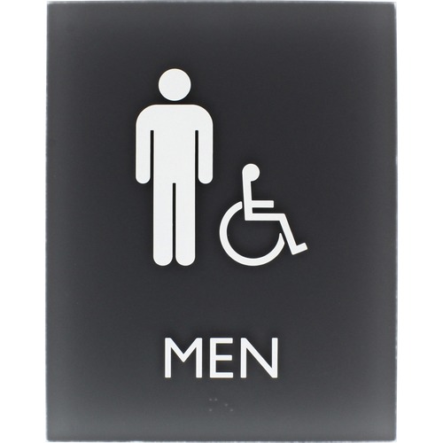 SIGN,8.5"X6.75"ADA,MEN,ACC