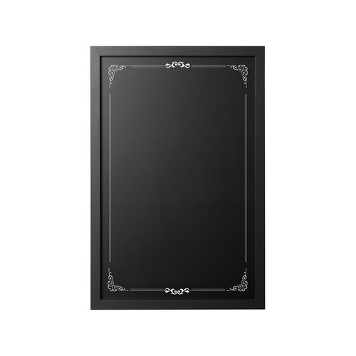 Decorative Border Black Chalkboard with Black MDF Frame