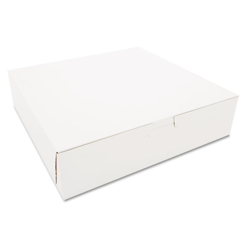 TUCK-TOP BAKERY BOXES, 10 X 10 X 2.5, WHITE, 250/CARTON