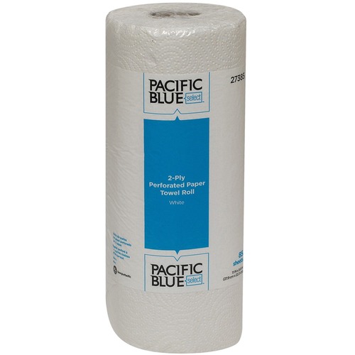 PACIFIC BLUE SELECT PERFORATED PAPER TOWEL, 8 4/5X11,WHITE, 85/ROLL, 30 ROLLS/CT