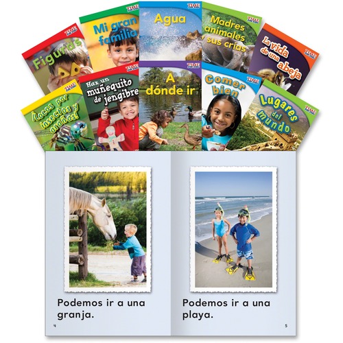 Shell Education Teacher Created Materials  Informational Text Set 3, Spanish, Grade 1, 10 BK/ST