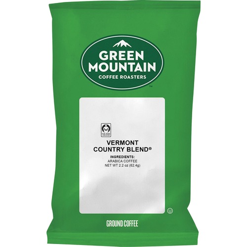 Green Mountain  Coffee Packs,Vermont Country Blend,2.2oz,100BG/CT,Natural
