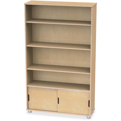 Jonti-Craft, Inc.  Bookshelf, TureModern, 4 Shelf, 60"x36"x12",Baltic