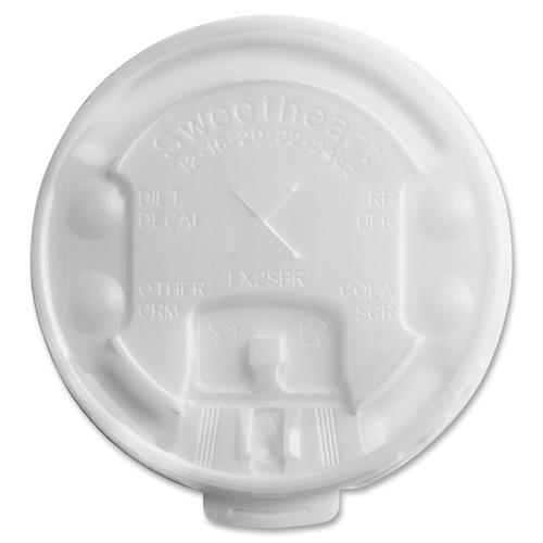 Solo Cup Company  Hot Cup Lid, 12oz., 2000/CT, Translucent